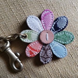 Coach Flower Bag Charm
